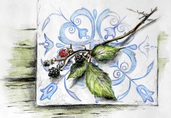  Buntstift auf Papier 